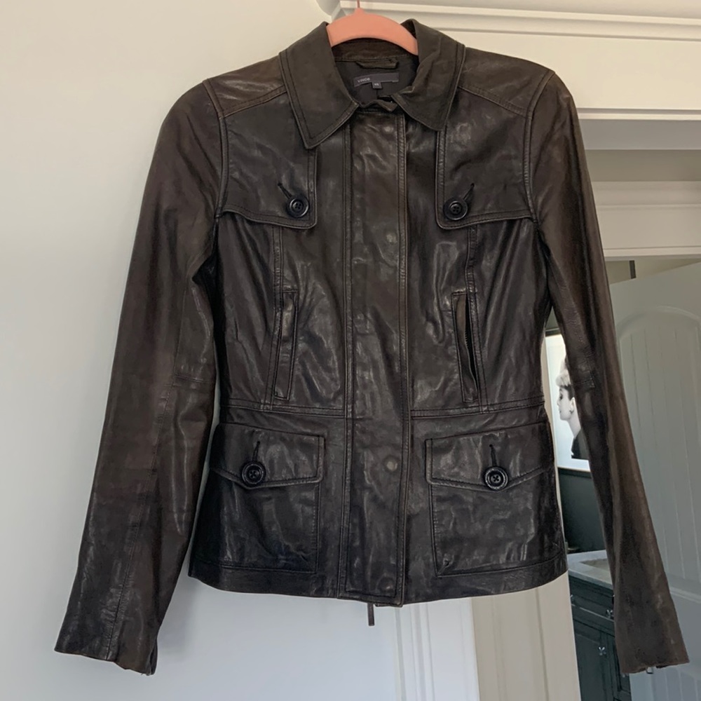 Vince Genuine Leather Jacket